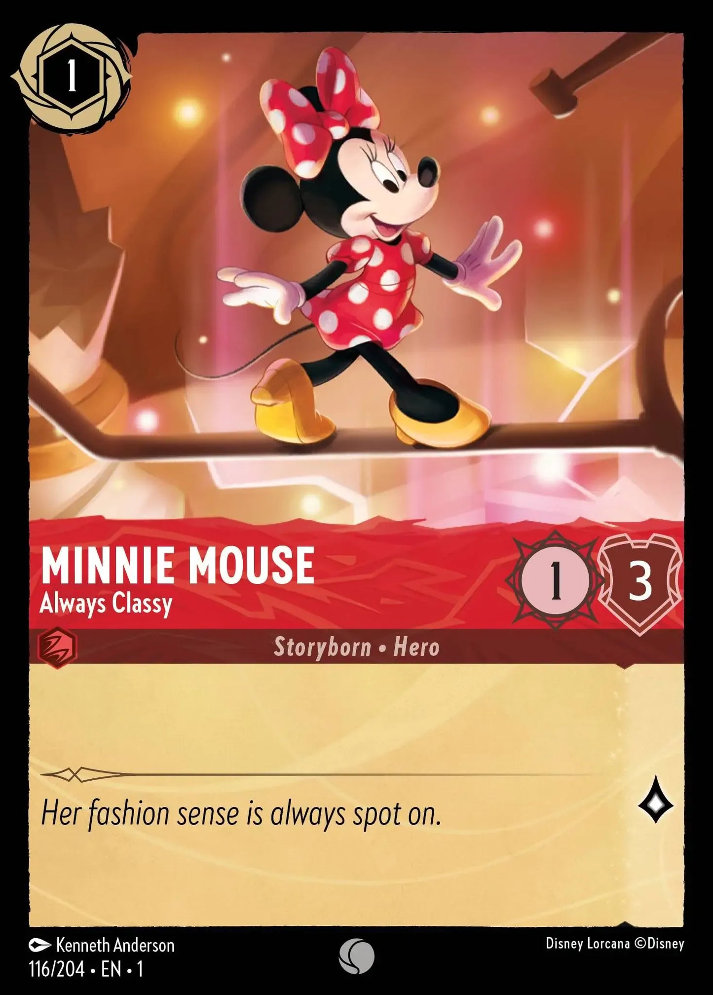 116/204 - Minnie Mouse - Always Classy - Common