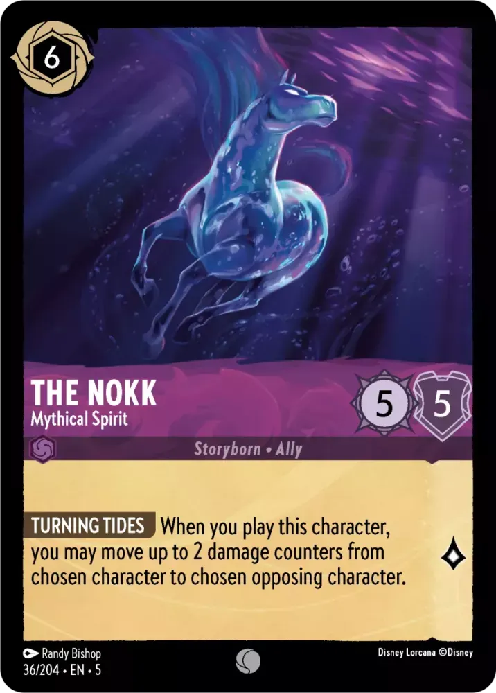 36/204 - The Nokk - Mythical Spirit COMMON COLD FOIL