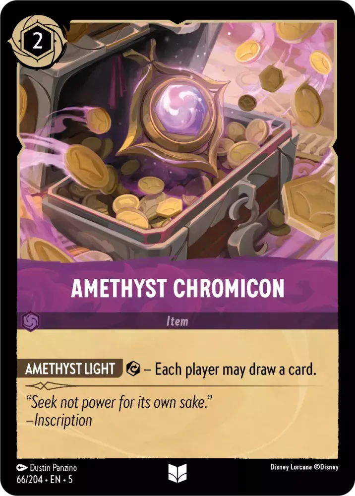 66/204 - Amethyst Chromicon - UNCOMMON COLD FOIL