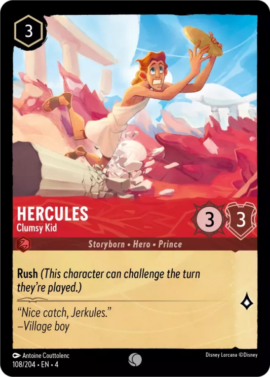 108/204 - Hercules - Clumsy Kid - Common Cold Foil