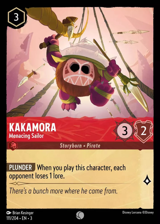 111/204 - Kakamora - Menacing Sailor - Common COLD FOIL