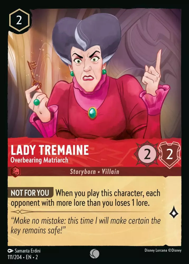 111/204 - Lady Tremaine - Overbearing Matriarch - COMMON COLD FOIL