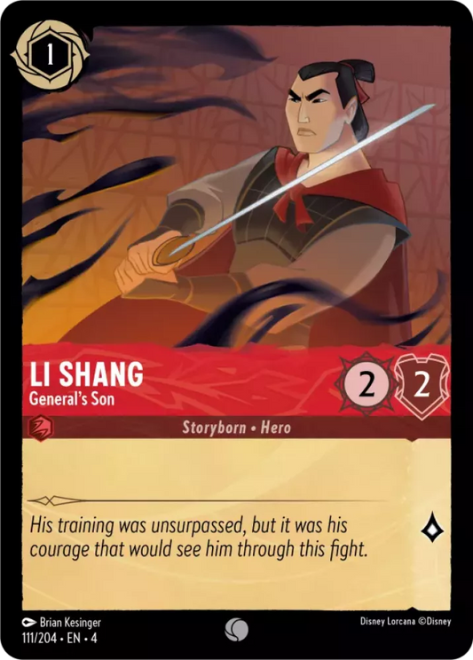 111/204 - Li Shang - General's Son - Common Cold Foil