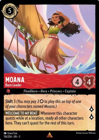 116/204 Moana - Born Leader - Rare