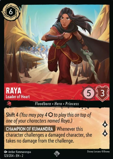 123/204 Raya - Leader of Heart - Super Rare