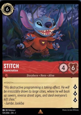 125/204 Stitch - Abomination - Rare