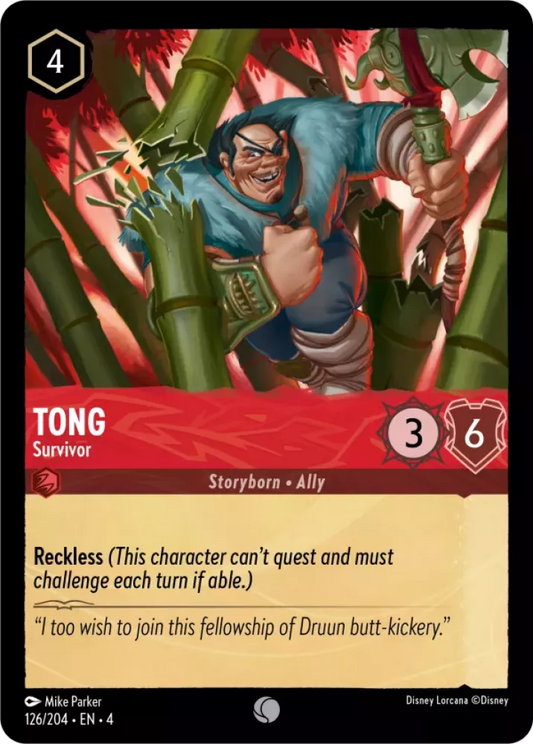 126/204 - Tong - Survivor - Common Cold Foil