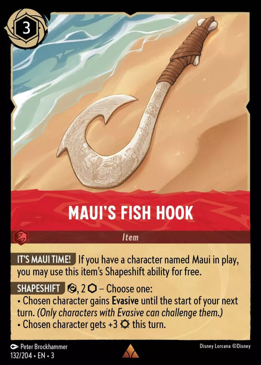 132/204 - Maui's Fish Hook - Rare COLD FOIL