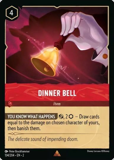 134/204 Dinner Bell - Rare COLD FOIL