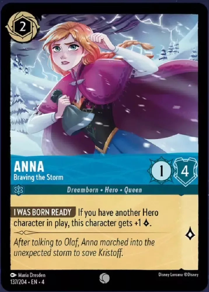 137/204 - Anna - Braving the Storm - Common Cold Foil