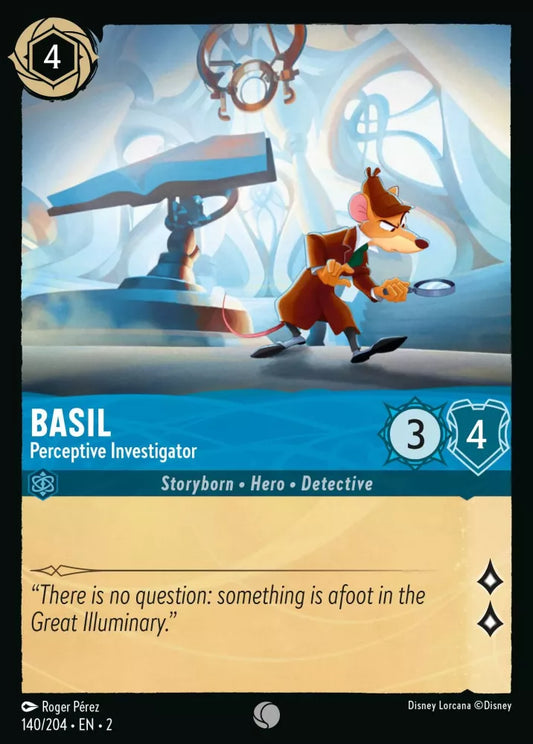 140/204 - Basil - Perceptive Investigator - COMMON COLD FOIL