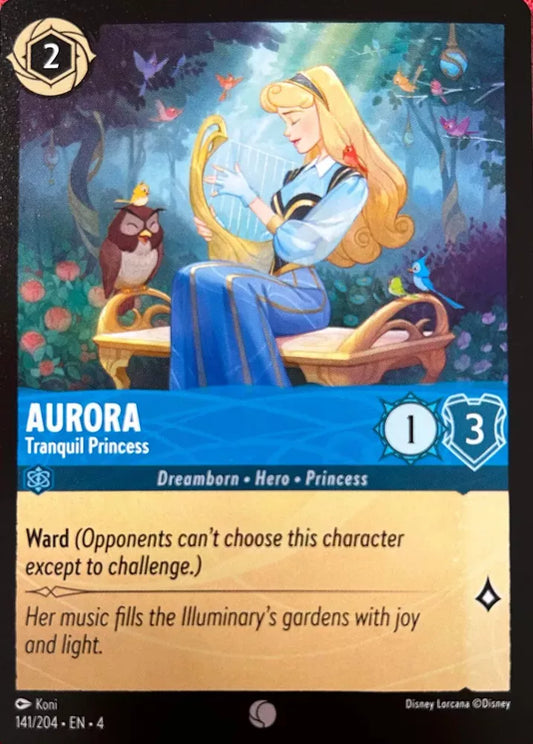 141/204 - Aurora - Tranquil Princess - Common Cold Foil