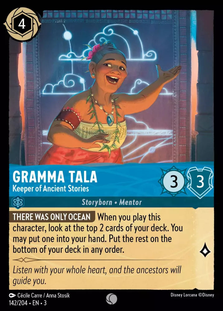 142/204 - Gramma Tala - Keeper of Ancient Stories - Common COLD FOIL