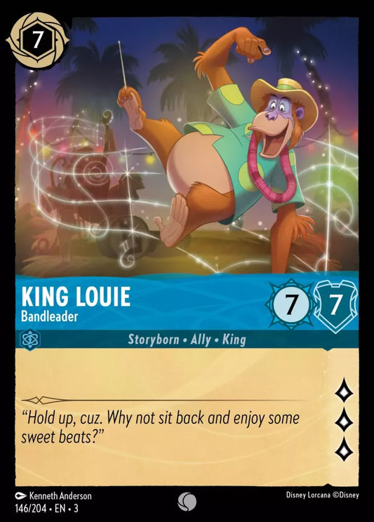 146/204 -  King Louie - Bandleader - Common COLD FOIL