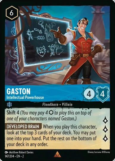 147/204 Gaston - Intellectual Powerhouse - Rare