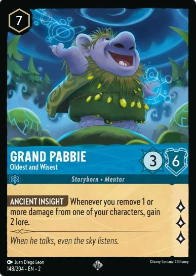 148/204 Grand Pabbie - Oldest and Wisest - Super Rare