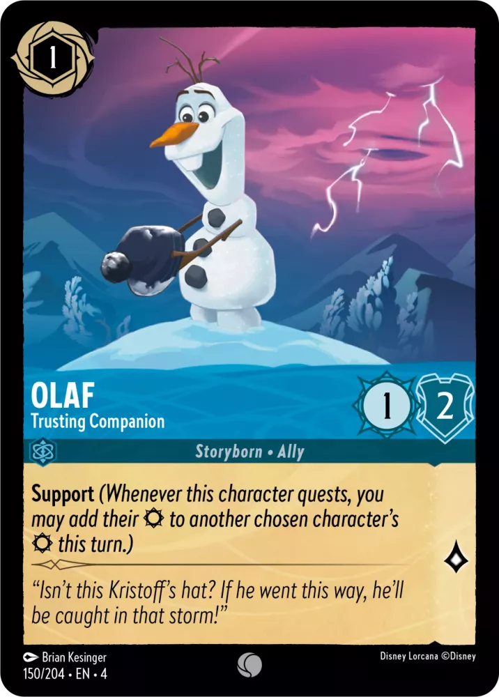 150/204 - Olaf - Trusting Companion - Common Cold Foil