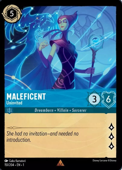 151/204 Maleficent - Uninvited - Rare