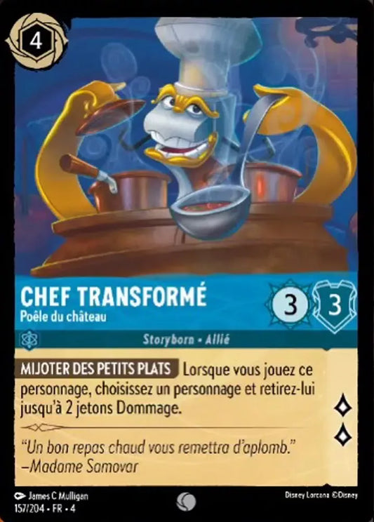 157/204 - Transformed Chef - Castle Stove - Common Cold Foil