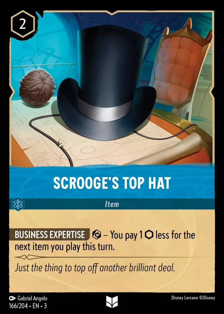 166/204 - Scrooge's Top Hat - Uncommon COLD FOIL