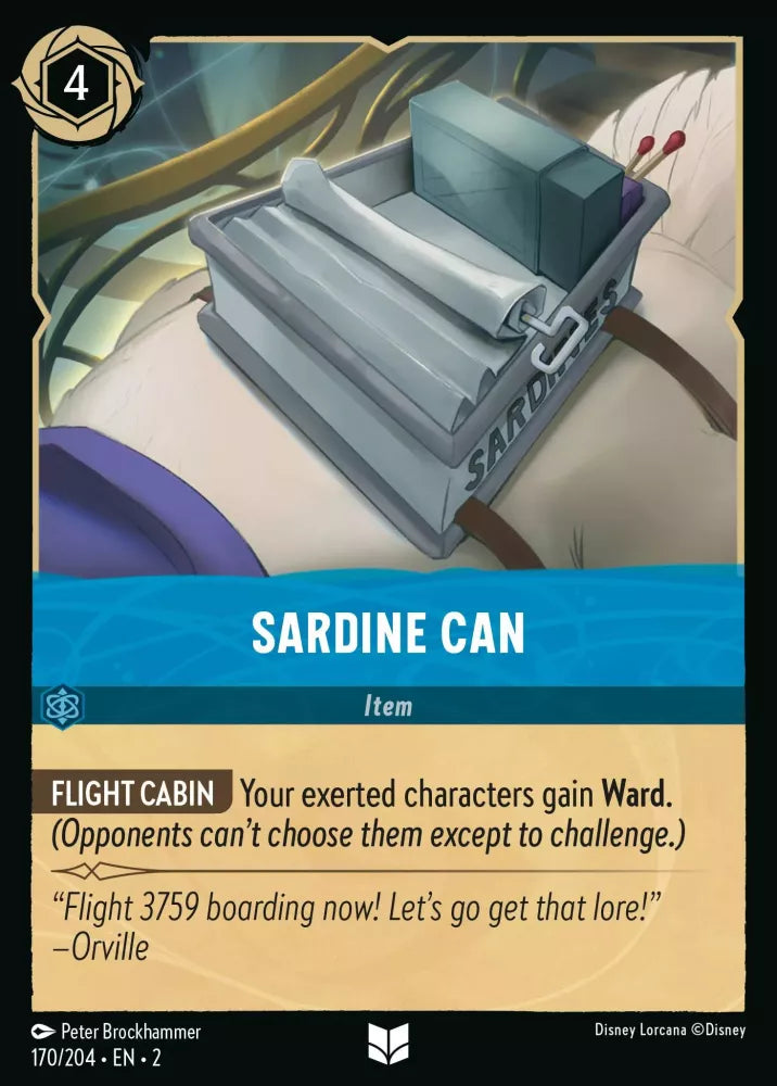 170/204 - Sardine Can UNCOMMON COLD FOIL