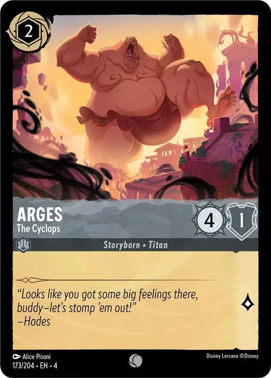 173/204 - Arges - The Cyclops - Common COLD FOIL