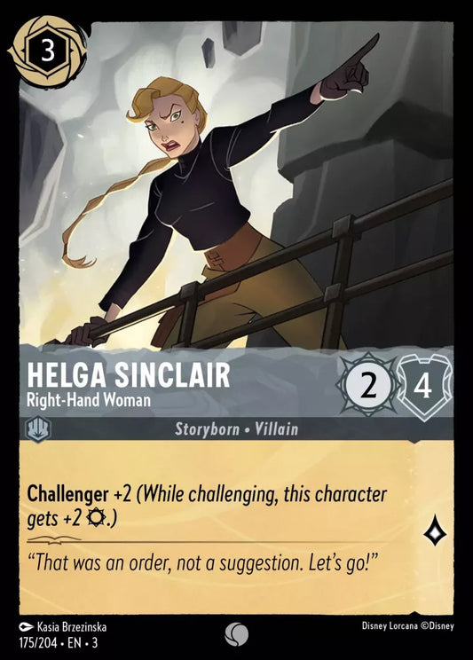 175/204 - Helga Sinclair - Right-Hand Woman - Common COLD FOIL