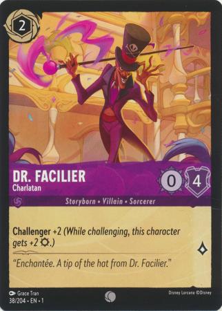 38/204 - Dr. Facilier - Charlatan - Common COLD FOIL