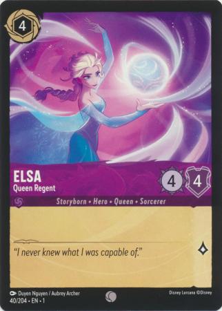 40/204 - Elsa - Queen Regent - Common COLD FOIL