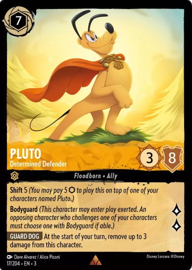 17/204 Pluto - Determined Defender - Rare