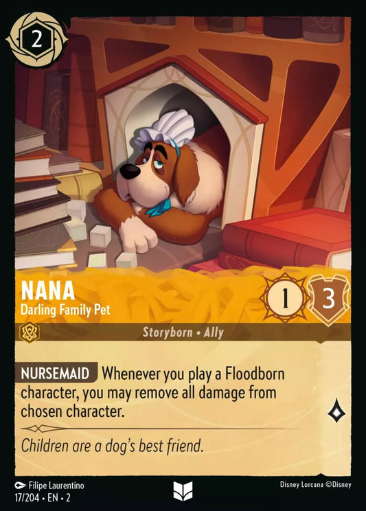 17/204 - Nana - Darling Family Pet - Uncommon COLD FOIL