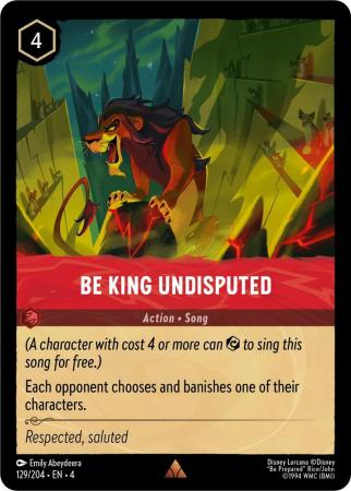 129/204 - Be King Undisputed - Rare