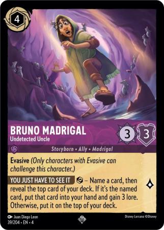 39/204 - Bruno Madrigal - Undetected Uncle - Super Rare