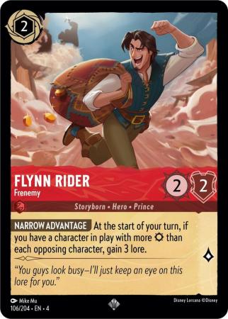 106/204 - Flynn Rider - Frenemy - Super Rare