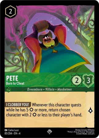 85/204 - Pete - Born to Cheat - Super Rare