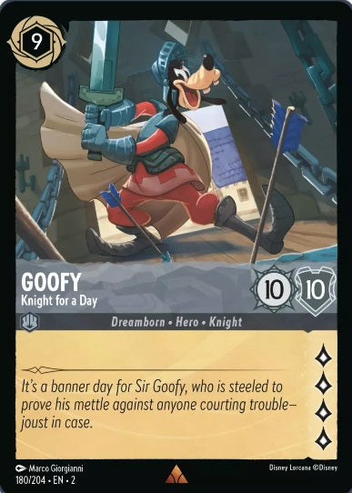 180/204 Goofy - Knight for a Day - Rare