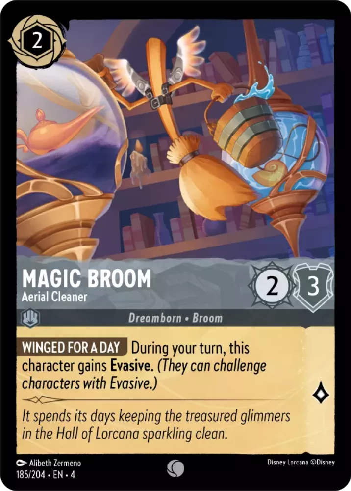 185/204 - Magic Broom - Aerial Cleaner - Common Cold Foil