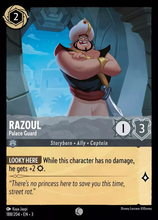 188/204 - Razoul - Palace Guard - Common COLD FOIL