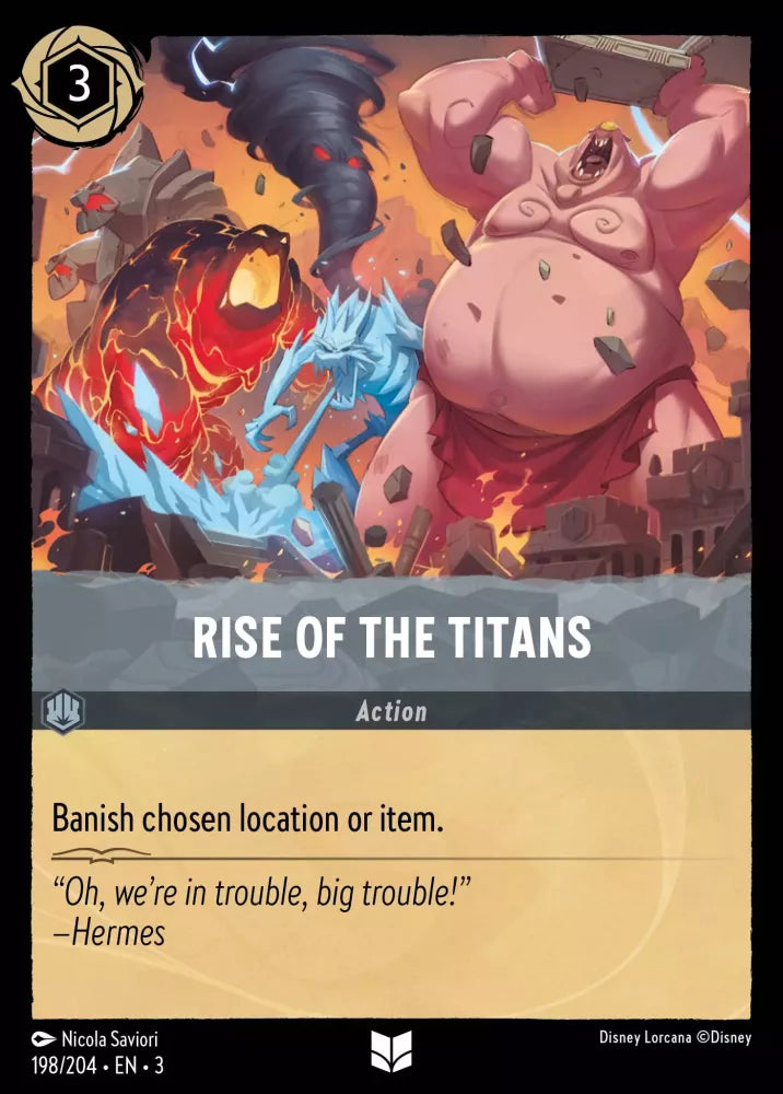 198/204 - Rise of the Titans - Uncommon COLD FOIL