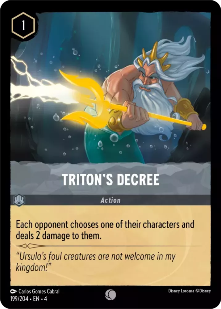 99/204 - Triton's Decree - Common Cold Foil