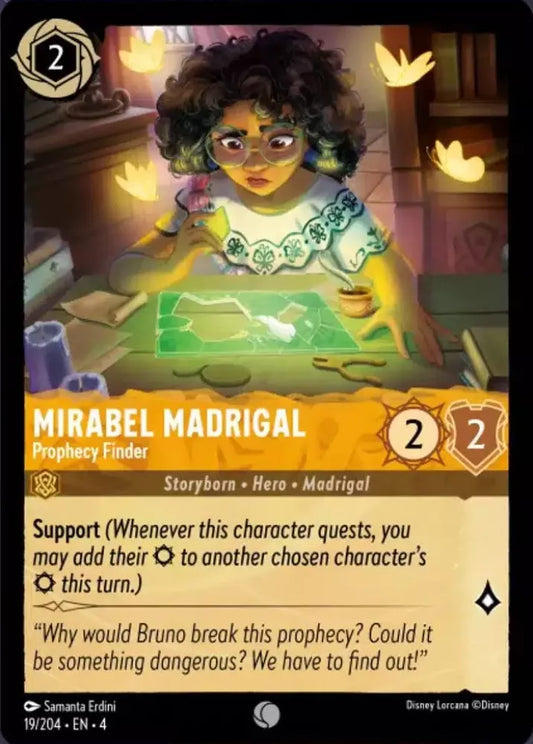 19/204 - Mirabel Madrigal - Prophecy Finder - Common Cold Foil