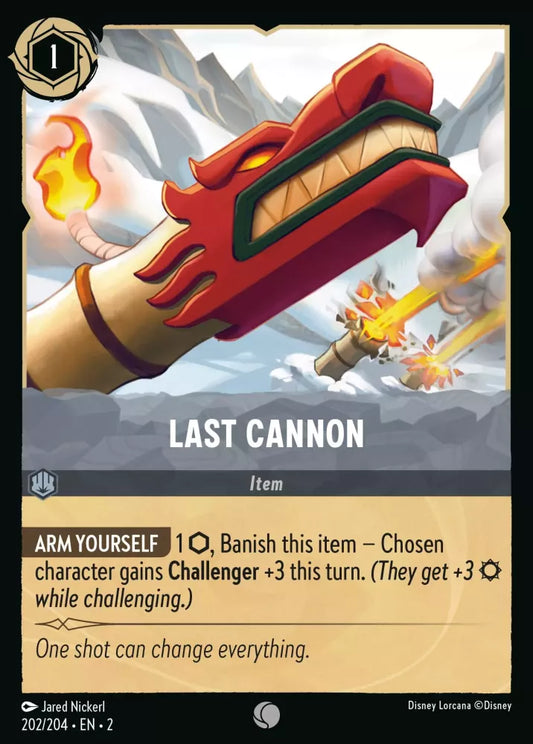 202/204 - Last Cannon - Common COLD FOIL