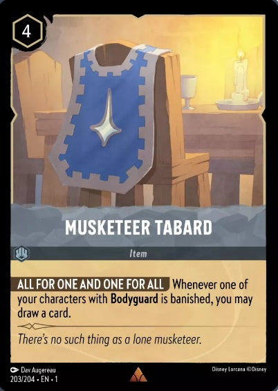 203/204 Musketeer Tabard - Rare