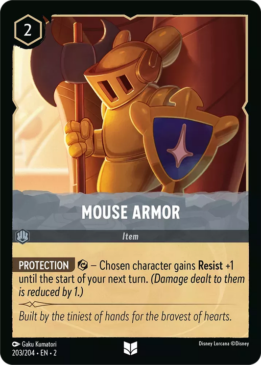 203/204 - Mouse Armor - UNCOMMON COLD FOIL