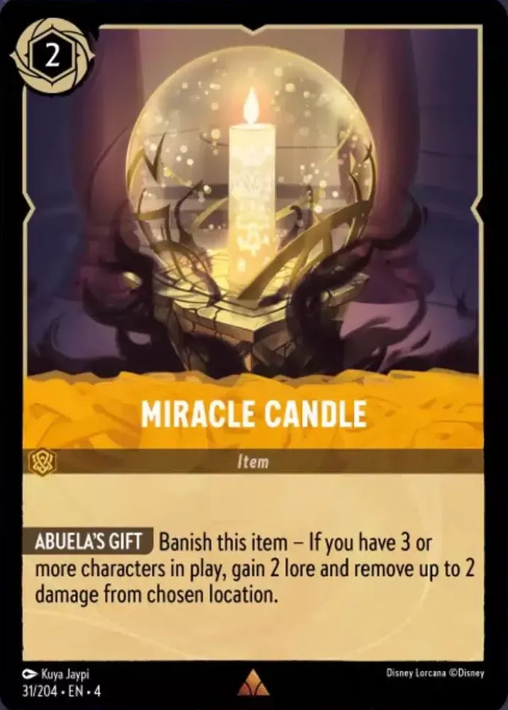 31/204 - Miracle Candle - Rare Cold Foil