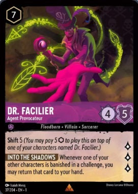 37/204 Dr. Facilier - Agent Provocateur - Rare