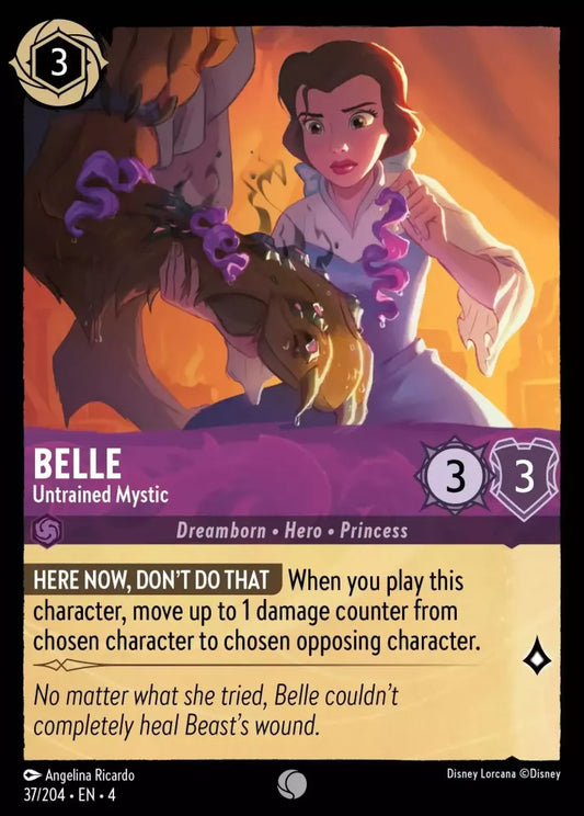 37/204 - Belle - Untrained Mystic - Common Cold Foil