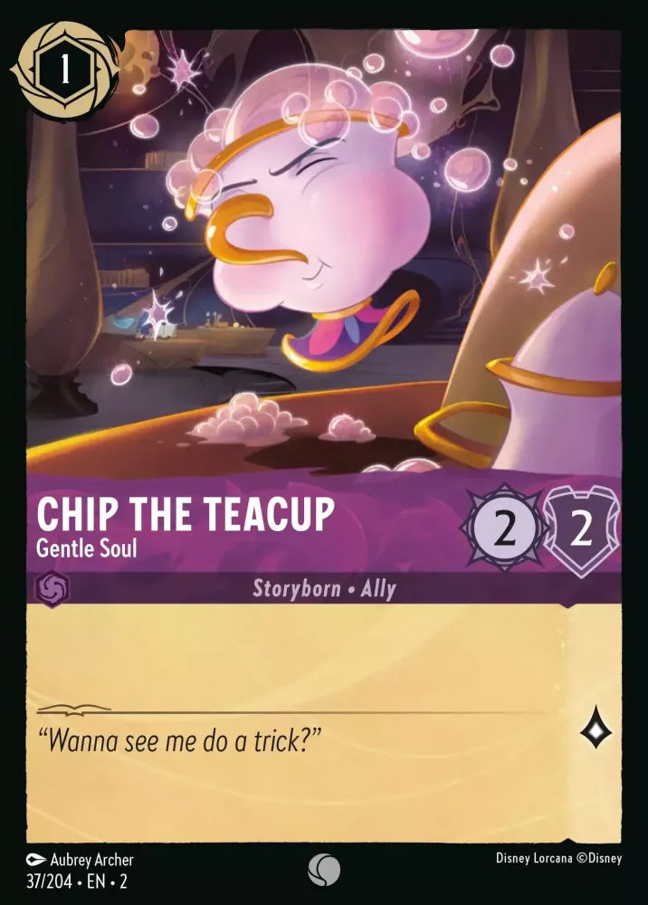 37/204 - Chip the Teacup - Gentle Soul - COMMON COLD FOIL