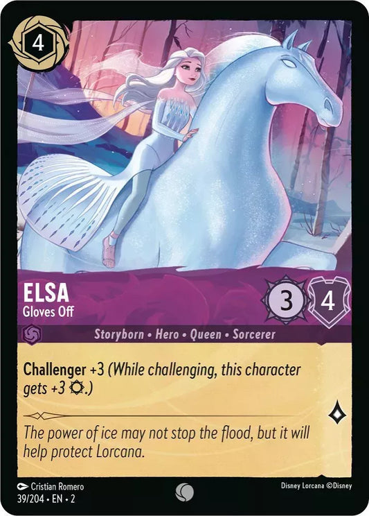 39/204 - Elsa - Gloves Off - COMMON COLD FOIL