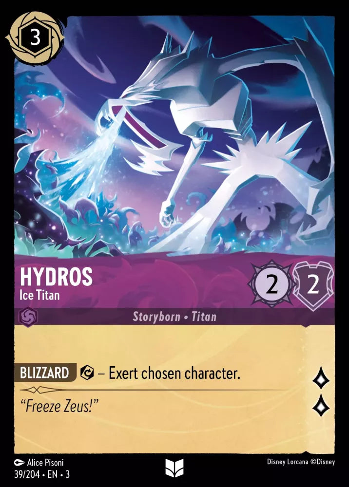 39/204 - Hydros - Ice Titan - Uncommon Cold Foil